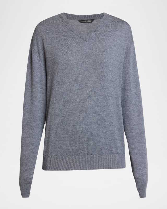 V-Neck Wool Sweater